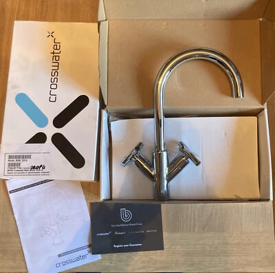 Crosswater Crosshead Mono Chrome Basin Tap • £90