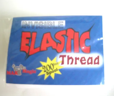 $11.95 • Buy Elastic Invisible Thread 200 Foot Spool Float & Move Objects + Bonus Rising Card