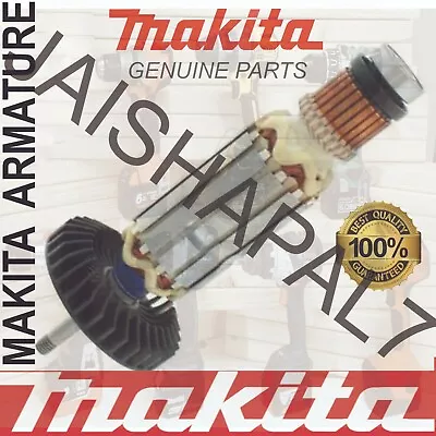 Genuine Makita Armature Assembly 515619-7- Angle Grinder 9553NB 9554NB 9555NB • £18.99
