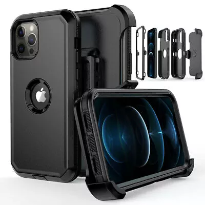 $15.99 • Buy For IPhone 14 12 13 Pro Max With Belt Clip (Holster Fits Otterbox Defender Case)