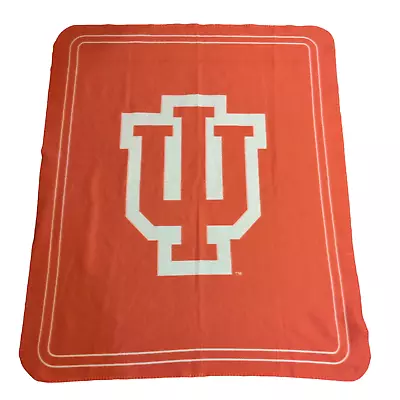 Logochairs IU Indiana University Fleece Blanket Red Size 60x48 Logo • $30