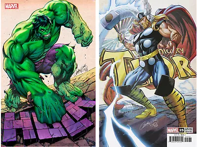 Hulk #7 / Thor #25 (j. Scott Campbell 2-pack Variant Set) ~ Marvel Nm • $15.99