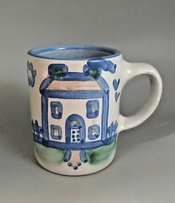 Vintage M A Hadley Mug Coffee Cup Farm House Scene  The End 8 OZ Mug • $28.99