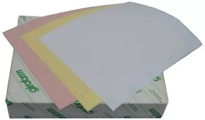 New NCR Paper 3-Part 1 Ream / 500 Sheets  Bright White / Canary/ Pink 8 X 10 • $36.13