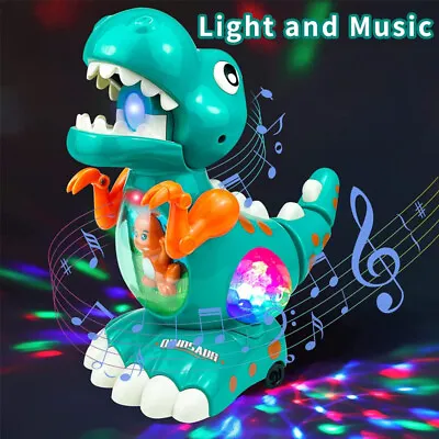 Activity Dinosaur With Light Sound Baby Musical Toys For 1-5Year Old Toddler A • £8.99