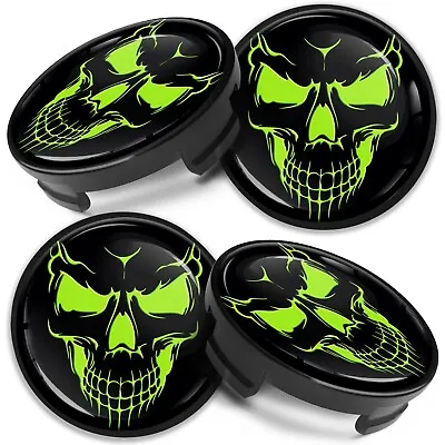 £17.99 • Buy Compatible With Ford Wheel Center Caps Alloy Hub Centre Badge 54mm Skull Toxic