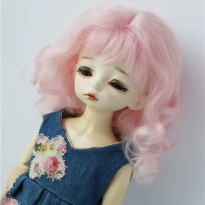 3-4  1/12 SD BJD Wig 5-6 6-7 7-8 8-9 9-10 Real Mohair Long Curly Sweet Wigs Hair • $30.59