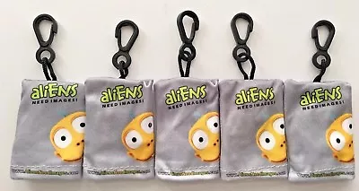 5x Clip On Micro-Fiber Cleaning Cloth Hermit Keychain Pouch Buy More Save More $ • $6