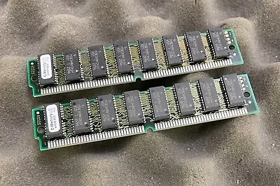 32MB Kit (2 X 16MB) Micron / C-Memory MT4C4M4E8DJ-6 72-Pin 60n/s EDO Memory • £23.99