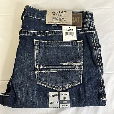 Ariat® Men's M4 Adkins Turnout Low Rise Boot Cut Jeans 10021767 • $59.95