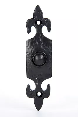 £14.50 • Buy Black Dragon IW345 Bell Push In Black Malleable Iron