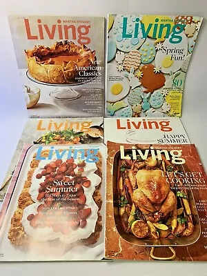 6 Martha Stewart Living Magazine Lot Thanksgiving Spring Cakes Cookies 2019 2021 • $8.98