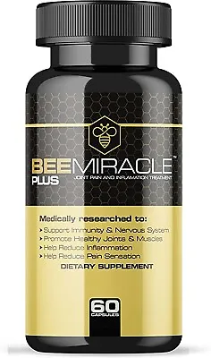 Bee Miracle Plus - Glucosamine & Apitoxin Supplement - Joint / Muscle Support • $64.95