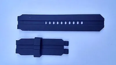 Silicone Rubber Watch Band Strap For Oakley Gearbox - BLACK *** NEW *** • $259.99