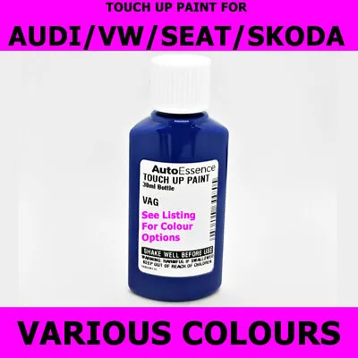 Touch Up Paint For VAG VW Audi Seat Skoda Vehicles Car Multiple Colour Listing 1 • £5.99