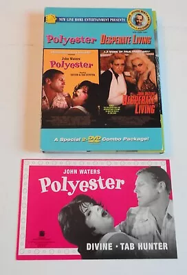 2 DVD Vol 2 The John Waters Collection Polyester & Desperate Living ODORAMA Card • $22.99