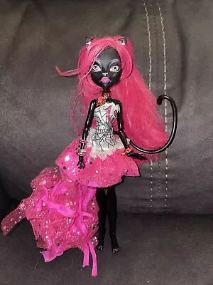 Monster High Catty Noir 13 Wishes Doll NO BOOTS • $28