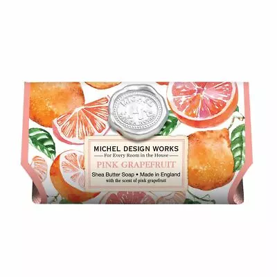 Michel Design Works Large 8.7 Oz Artisanal Bar Bath Soap Pink Grapefruit • $12