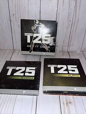 Beachbody FOCUS T25 Alpha + Beta Get It Done Workout 10 Disc Set. • $24.99