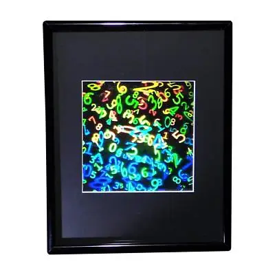 3D Cubes Within Cubes Hologram Picture FRAMED Collectible EMBOSSED Type Film • £62.69