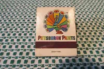 Vintage Pittsburgh Paints Peacock Match Book 1978 For Display • $5.95