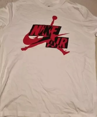 Nike Air Jordan MJ Jumpman Classic T-Shirt - Size Large 22  P2P - CU9570-100 • £8.99