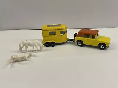 1969 Matchbox Superfast Field Car No 18 Lesney & #43 Pony Trailer And Ponies Lot • $5