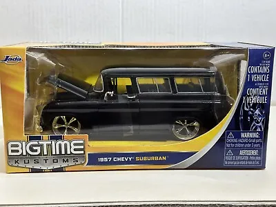 Jada Btk 1957 Chevy Suburban Black 1:24 Diecast Model Car • $53.95