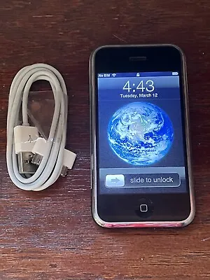 *iOS 1.1.1* Apple IPhone 1st Generation 2G 8GB A1203 COLLECTORS ITEM VINTAGE! • $124.99