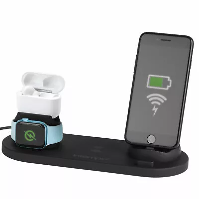 Intempo Wireless Charging Station Dock 4 In 1 For Smart Phones/Watch & Earphones • £18.99