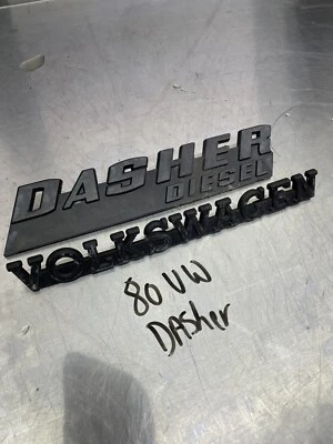 Volkswagen Dasher Diesel Emblem Vintage Asap FREE SHIPPING 1980 79 80 • $44.27