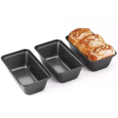 Mini Loaf Pan For Baking Bread 6 X 3.3 X 2 In Nonstick Small Banana Bread Tins • $14.54