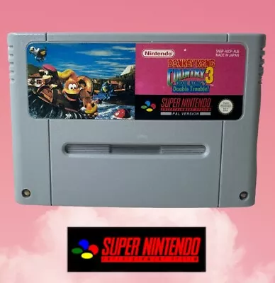 Donkey Kong Country 3 Dixie's Double Trouble!  SNES Cart Only- Tested • $44.95