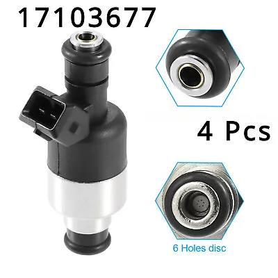 4 Pcs New Fuel Injector 17103677 For Daewoo Lanos 1.5L 1.6L 1999 2000 2001 2002； • $47.67