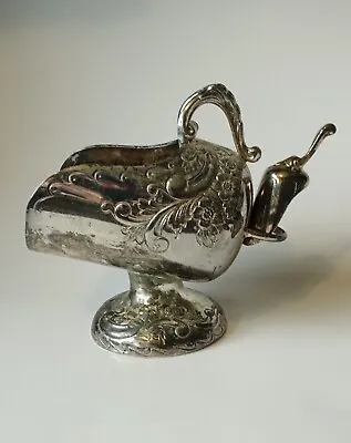 $16 • Buy Vintage Silver Plate Sugar Scuttle With Scoop Holiday Imports Inc
