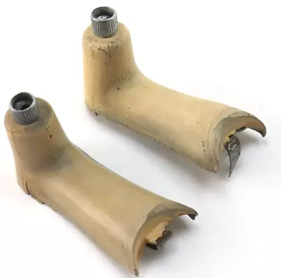 Mafac Brake Lever Half Hoods Tan White Set C 1st Generation 1947-50s • $150