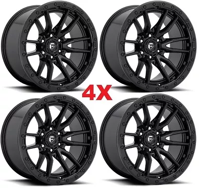 Fuel Rebel 6 D679 Matte Black Rims Wheel 20x9 Fits Chevy Sierra Silverado 1500 • $1612