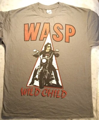 £29.75 • Buy Vintage WASP -  Wild Child  Size Large T-Shirt  * With Back Print * W.A.S.P