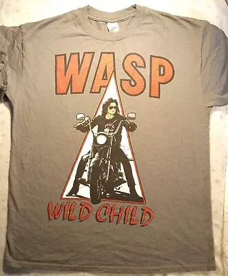 Vintage WASP -  Wild Child  Size Large T-Shirt  * With Back Print * W.A.S.P • £27.95