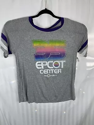 NWT Epcot 35th Anniversary October 1 2017 Disney Extra Large Womens T-Shirt Grey • $24