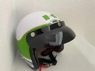 Team Kawasaki Vintage Tribute 70's Jeff Ward Shoei Style Helmet XL New • $499.99