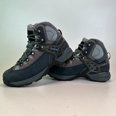 £19.19 • Buy Womens Hi-Tec Sierra V Lite 2 Waterproof Hiking Boots Breathable Blue Suede UK 7