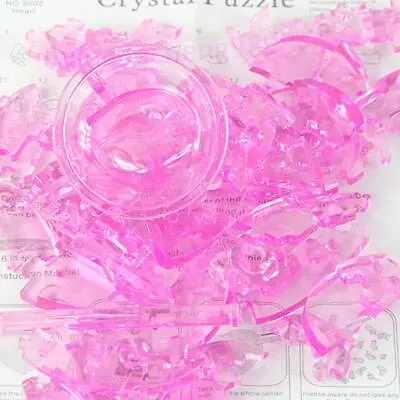 3D Crystal Puzzle Jigsaw Model Souptoy Gadget Love Heart IQ Toy DIY Gift New • £9.49