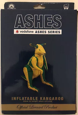 $25 • Buy Vodafone ASHES SERIES .. Inflatable Green & Gold KANGAROO.. “Go Australia”