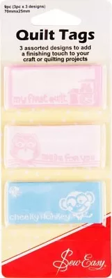 Sew Easy Quilt Tags Labels • £2.95
