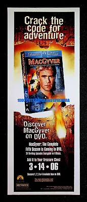 MacGyver Paramount TV 2006 Trade Print Magazine Ad Poster ADVERT • $7.99