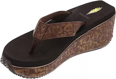 VOLATILE Women's Frappachino Flip Flop Wedge Sandal  • $61.99