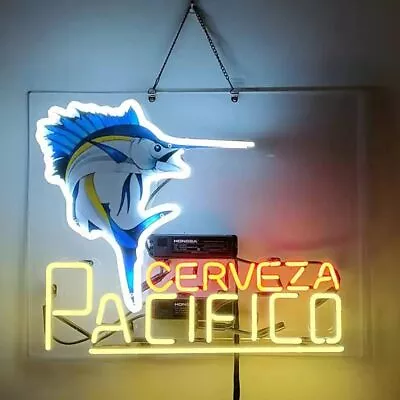 Cerveza Pacifico Swordfish Neon Sign 20 X16  Acrylic Light Lamp Decor Collection • $134.89