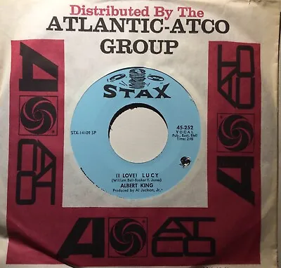 60s Soul/Blues - ALBERT KING - (I Love) Lucy-  1968 US STAX VG+ • £5.99