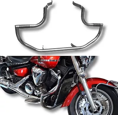 $237.75 • Buy Yamaha XVS1300 Midnight Star / V-Star 1300 Highway Crash Bar Engine Guard + Pegs